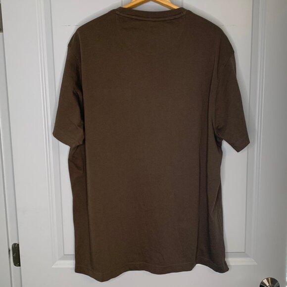 Wrangler Men's Brown Short Sleeve Classic Fit Pocket Tee T-Shirt Size XXL NWT - Picture 5 of 7